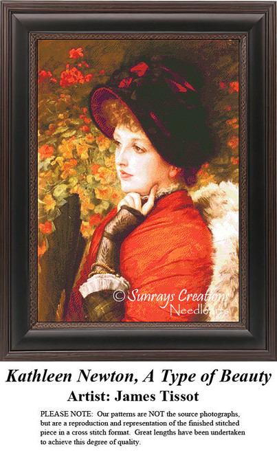 Women Cross Stitch Pattern | Kathleen Newton, A Type of Beauty
