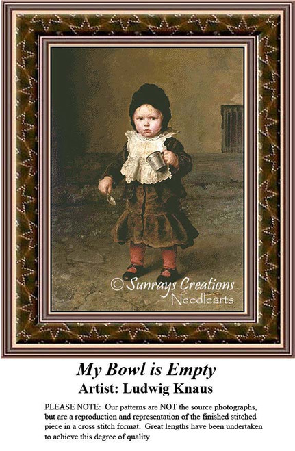 Children in Cross Stitch Patterns | My Cup is Empty 