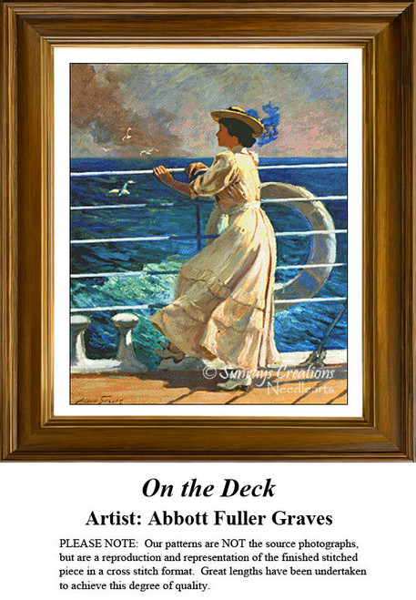 Fine Art Cross Stitch Patterns | On the Deck