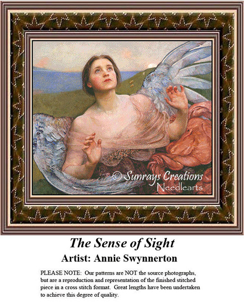 Fine Art Cross Stitch Pattern | The Sense of Sight