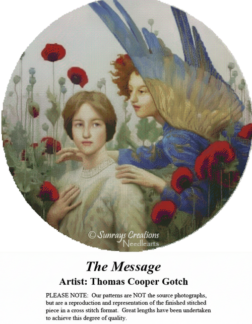 Fine Art Cross Stitch Patterns | The Message