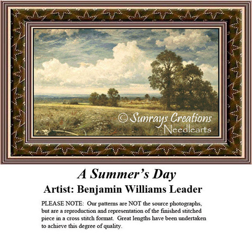 Fine Art Cross Stitch Patterns | A Summer's Day