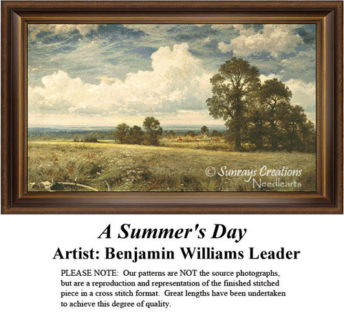 Fine Art Cross Stitch Patterns | A Summer's Day