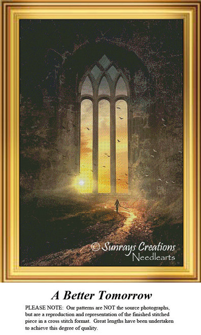 Fantasy Surreal Cross Stitch | A Better Tomorrow