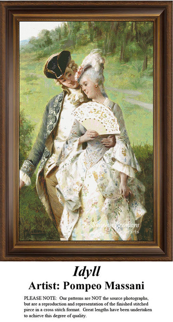 Fine Art Cross Stitch Pattern | Idyll