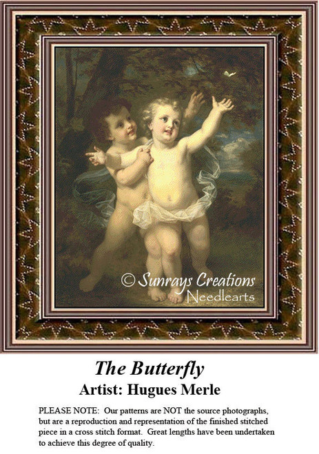 Children in Cross Stitch Patterns | The Butterfly