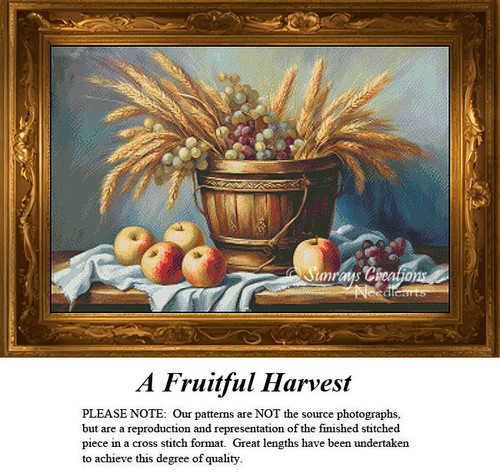 Autumn Cross Stitch Patterns | A Fruitful Harvest