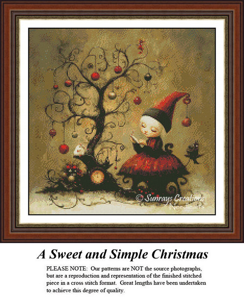Christmas Cross Stitch Patterns | A Sweet and Simple Christmas