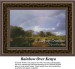 A rainbow arcs over a lush landscape in Kenya, displayed in this xstitch design. The scene invites vibrant colors in DMC floss on aida cloth.
