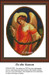 An angel in festive red holds a garland in this cross stitch pattern titled "Tis the Season" from Sunrays Creations, available as a digital file.