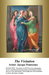 Four women gather together, with the Virgin Mary and Elizabeth in the forefront, preserved as a counted cross stitch pattern by Jacopo Pontormo.