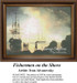 A peaceful night scene with fishermen unloading their boats at dusk, immortalized as a counted cross stitch pattern by Ivan Aivazovsky.