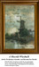 A windmill stands by a calm body of water under a cloudy sky, available as a counted cross stitch pattern.