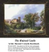A dilapidated castle on a hill surrounded by trees and a winding path, created as a counted cross stitch pattern by Barend Cornelis Koekkoek.