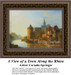 A View of a Town Along the Rhine, Fine Art Counted Cross Stitch Pattern, Urban Counted Cross Stitch Pattern