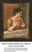 A young woman rests her arms on a balcony ledge, deep in thought, yours to stitch as a counted cross stitch chart.