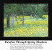 Spring Cross Stitch Patterns | Barefoot Through Spring Meadows