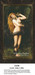 A woman with flowing red hair stands confidently, entwined with snakes, created as a counted cross stitch pattern by artist John Collier.
