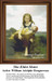 A girl sits on a grassy ledge, calmly cradling her sleeping baby sister, designed as a cross stitch kit by William-Adolphe Bouguereau.