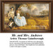 Fine Art Cross Stitch Pattern | Mr. and Mrs. Andrews 