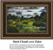  Landscape Cross Stitch Pattern | Dark Clouds Over Eden