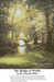 A serene woodland scene with a brook and bridge, transformed into a counted cross stitch pattern by artist Charles White.