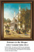 A mosque entrance with tall columns and lush greenery is depicted, yours as a counted cross stitch kit by Germain Fabius Brest.