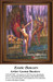 A lively scene of exotic dancers in bright costumes among purple wisteria, ready and waiting as your next cross stitch project!