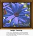 A closeup of a large blue flower with petals in shades of purple and violet, designed as a cross stitch kit, perfect for floral enthusiasts.