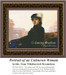 Women in Cross Stitch Patterns | Portrait of an Unknown Woman 