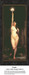 A nude woman confidently stands, holding a golden mirror that reflects light, in this BAP cross stitch pattern by Jules Joseph Lefebvre.