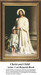 A painting by Carl Heinrich Bloch depicts Jesus standing with a child, both gazing gently forward, perfect for a counted cross stitch digital file.