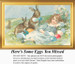 A young girl lies on a grassy hill admiring colorful Easter eggs while two rabbits bring more eggs to her in this charming cross stitch project.