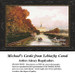 A serene canal bordered by vibrant trees in autumn hues leads to Michael's Castle, offered as a counted cross stitch kit by Alexey Bogolyubov.