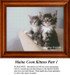 Animal Cross Stitch Pattern | Maine Coon Kittens Part 1