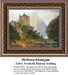 Hohenschwangau, Architecture Counted Cross Stitch Pattern, Fine Art Counted Cross Stitch Pattern