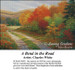 A serene landscape of a winding road surrounded by vibrant autumn trees showcases the artwork of Charles White, rendered as a BAP cross stitch.