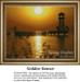 Skyscapes Cross Stitch Pattern | Golden Sunset