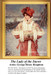 A woman dressed in Victorian winter attire stands in a snowy landscape, designed as a counted cross stitch pattern, perfect for your next cross.