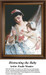 A mother gently distracts her child with a doll, painted by Emile Munier, available as a digital file for cross stitch.