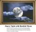 Skyscapes Cross Stitch Pattern | Starry Night with Bashful Moon