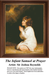 A child kneels in prayer with clasped hands, surrounded by soft, ethereal light in this xstitch chart based on Sir Joshua Reynolds' work.