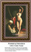 A nude woman poses gracefully, with an Asian figure attending her, based on Gyula Tornai's work, available as a digital file for cross stitch.