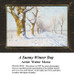 Winter Cross Stitch Pattern | A Sunny Winter Day