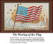 Patriotic Cross Stitch Pattern | The Waving of the Flag