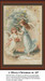 Two angels, one carrying a Christmas tree and the other holding food, appear amidst shining stars in this counted cross stitch kit.