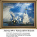 Fantasy Cross Stitch Pattern | Sunrays Over Fantasy Rock Islands