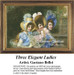 Fine Art Cross Stitch Pattern | Three Elegant Ladies