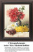 A vibrant arrangement of chrysanthemums in pink, white, and yellow sits in a vase, frozen in time as a counted cross stitch pattern.