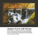 Fall Cross Stitch Pattern | Autumn Forest with Stream
